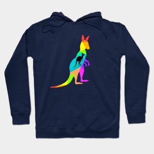 Colorful kangaroo Hoodie